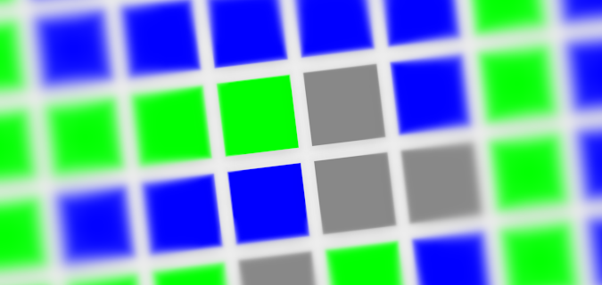 GridGame image with focus blur
